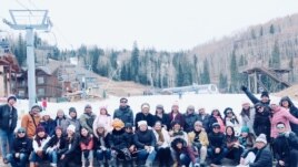 FILE: Filipino teachers from Arizona and New Mexico last Thanksgiving break at Purgatory Resort, Colorado.