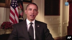 President Barack Obama delivers his weekly address, 25 Sep 2010