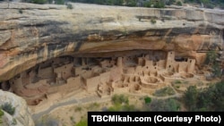 Sometime during the late 1190s, after living atop the mesas for 600 years, many Ancestral Pueblo people began living in sandstone cities they built beneath the overhanging cliffs. 