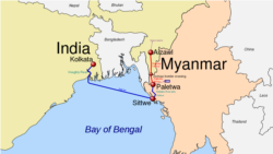 ကုလားတန်စီမံကိန်းအရ အိန္ဒိယနဲ့ မြန်မာအကြား စစ်တွေဆိပ်ကမ်းကနေ ကုန်သွယ်မှုတွေ ရှိနေ
