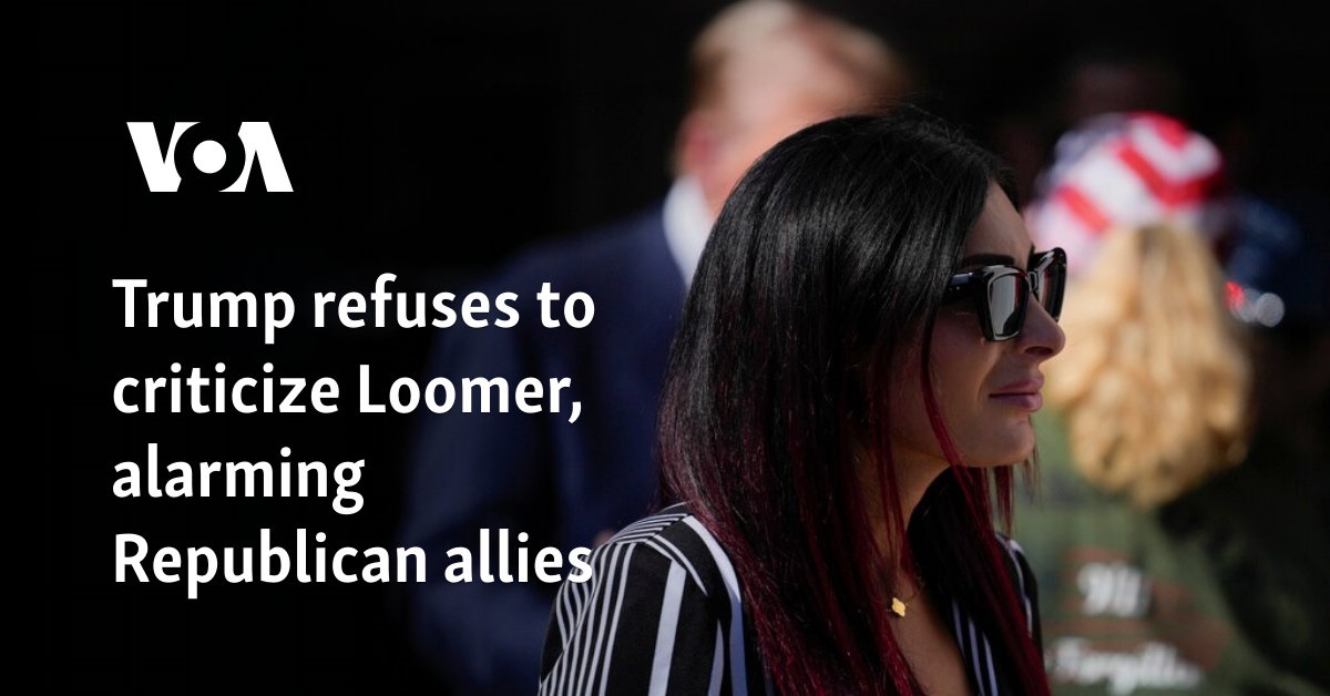 Trump Defends Loomer Amid Racism Controversy