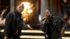 Kendrick Lamar, phải, biểu diễn "Mask Off" cùng Future tại lễ trao giải BET Awards tại Nhá hát Microsoft hôm 25/6 ở Los Angeles. 