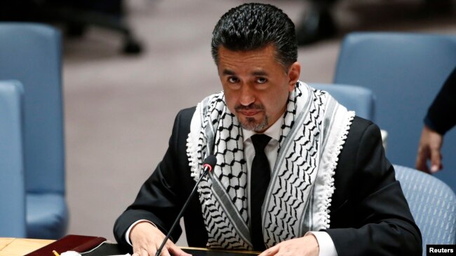 FILE - Sacha Sergio Llorentty Soliz, the permanent representative of the president of the U.N. Security Council, is pictured at the U.N., July 22, 2014. He says the council supports an African Union initiative to deploy a fact-finding mission to the Eritrea-Djibouti border.