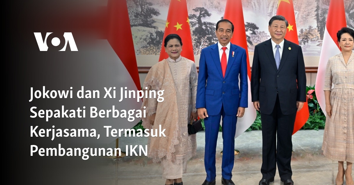 Jokowi Dan Xi Jinping Sepakati Berbagai Kerja Sama, Termasuk ...