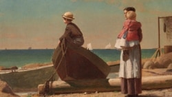 This Winslow Homer painting from 1873 is called "Dad's Coming!"