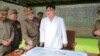 북한 김정은, 미사일 발사 현지 지도..."핵 무력 계속 확대"