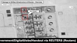 Satelitski snimak oštećenog naftnog postrojenja Saudi Aramko ( U.S. Government/DigitalGlobe/Handout via REUTERS)