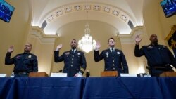 APTOPIX Capitol Breach Investigation - police witnesses oath in Congress