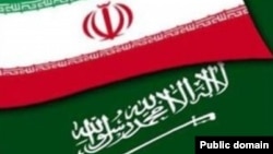 Iran and Saudi Arabia flags, پرچم ایران و عربستان سعودی