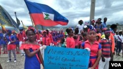  Selebrasyon fèt drapo a nan Jeremi. Foto: Luckner Laguerre, korespondan Lavwadlamerik nan Jeremi. 18 me 2018. 