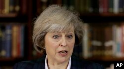 Menteri Dalam Negeri Inggris Theresa May (Foto: dok.)