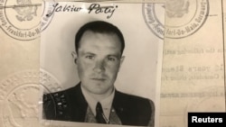 FILE - Jakiw Palij, a 95-year old former New York City man believed to be a former guard at a labor camp in Nazi-occupied Poland, is pictured in a 1949 visa photo in this undated handout image obtained by Reuters Aug. 21, 2018.