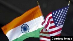 US-India Flags