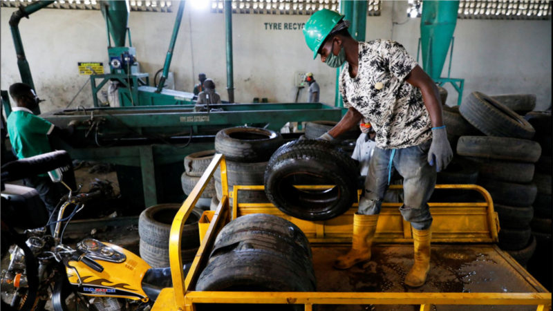 In Nigeria, New Money in Used Tires