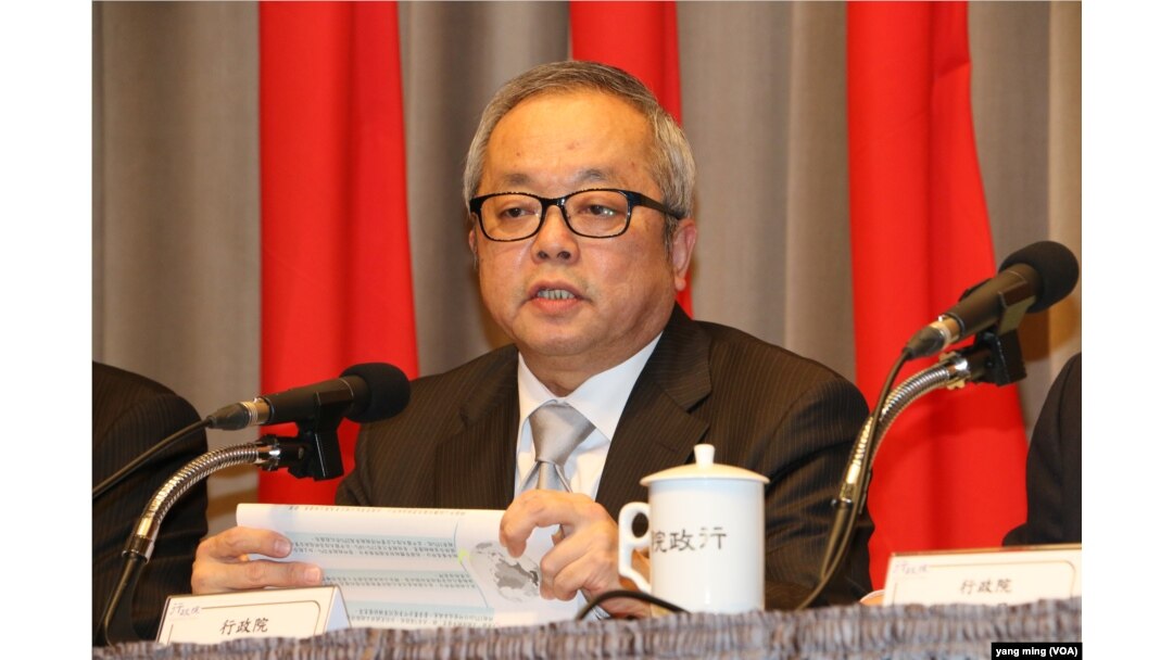 行政院副院长施俊吉(美国之音杨明拍摄)