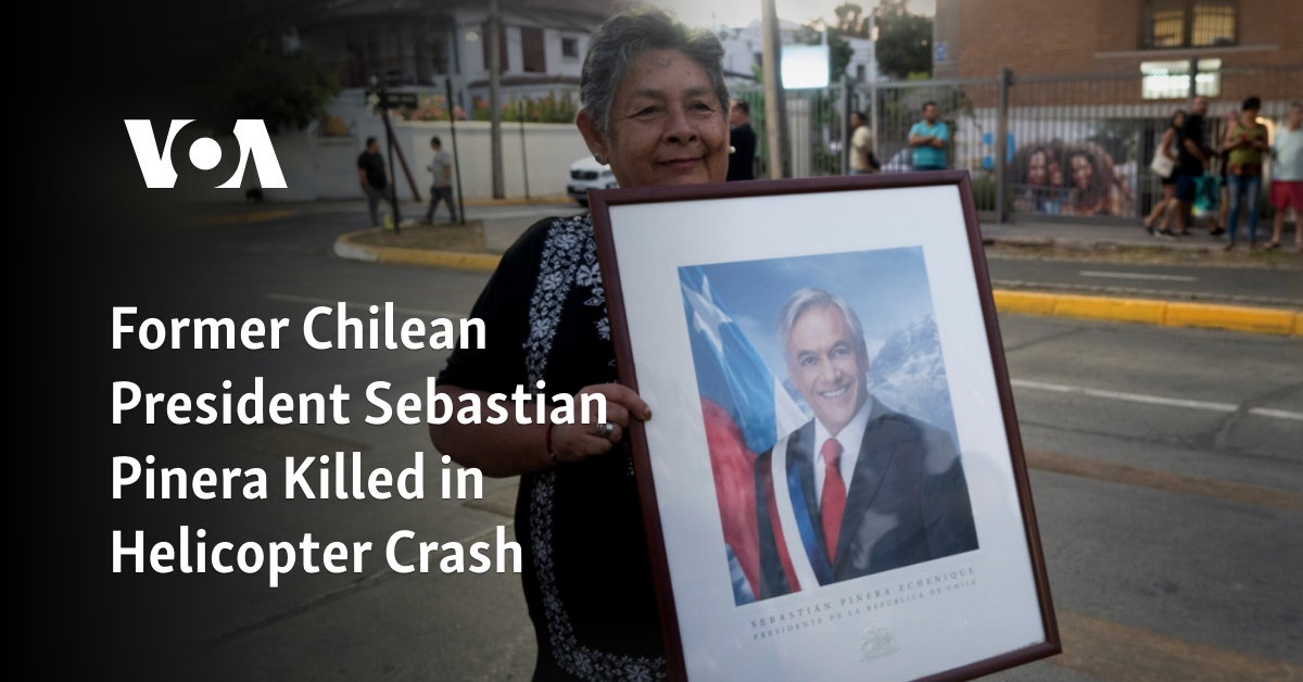 L’ancien président chilien Sebastian Pinera tué dans un accident d’hélicoptère