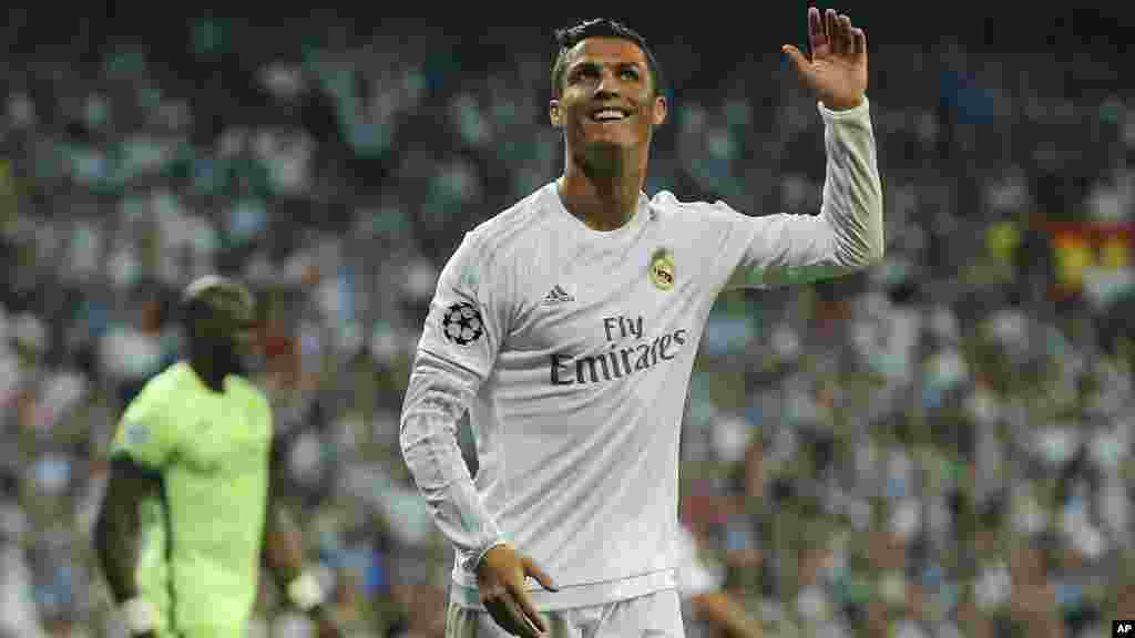 Cristiano Ronaldo du Real Madrid lors du match, le 4 mai 2016.