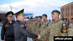 Azərbaycanın sülhməramlıları Əfanıstana yola düşərkən 