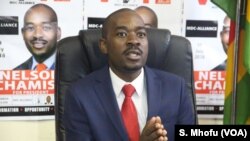 Nelson Chamisa of the Movement for Democratic Change