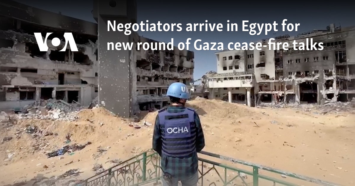 Negotiators in Egypt for new round of Gaza cease-fire talks