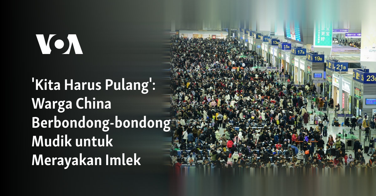 'Kita Harus Pulang': Warga China Berbondong-bondong Mudik Untuk ...