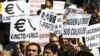 Demonstran Spanyol Protes Tingkat Pengangguran yang Tinggi