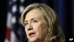 US Secretary of State Hillary Rodham Clinton, May 16, 2011 (file photo).