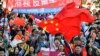 Sinh viên Trung Quốc ở Sydney biểu tình thị uy về Hong Kong