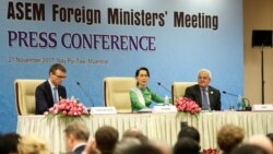 ASEM ညီလာခံမှာ ရခိုင်ပြည်နယ်အရေး အလွတ်သဘောဆွေးနွေး