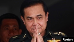 PM Thailand Prayuth Chan-ocha melakukan kunjungan luar negeri pertama ke Myanmar (foto: dok).