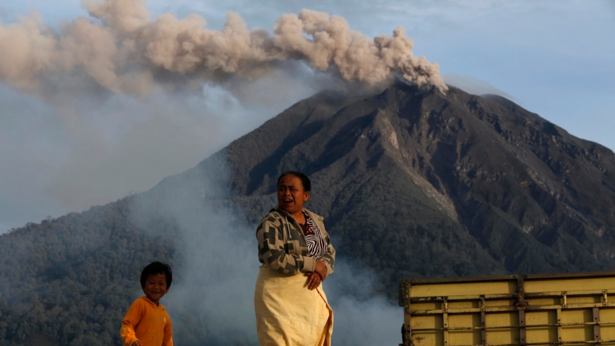Area evakuasi warga sekitar Gunung Sinabung