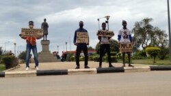 Manifestação em Malanje, Largo Njinga Mbande, Angola