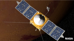 The Mars Atmosphere and Volatile EvolutioN (MAVEN) mission is part of NASA's Mars Scout program, funded by NASA Headquarters. 