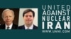 مارک والاس (راست) و سناتور سابق جو لیبرمن، هر دو از مدیران نهاد «اتحاد علیه ایران هسته‌ای. 