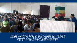 ክልላዊ መንግስቲ ትግራይ ምስ ሰብ ሞያ ኪነ-ጥበብን ሚድያን ትግራይ ተራኺቦም፡ተዛትዮም