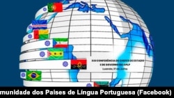 Logo da Conferência de Chefes de Estado e de Governo da CPLP, Luanda, 17 de Junho de 2021