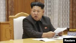 Pemimpin Korea Utara Kim Jong Un telah memerintahkan pasukan Korut dekat zona bebas militer memasuki “keadaan seperti perang” (foto: dok).
