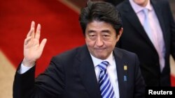 아베 신조 일본 총리. (자료사진)