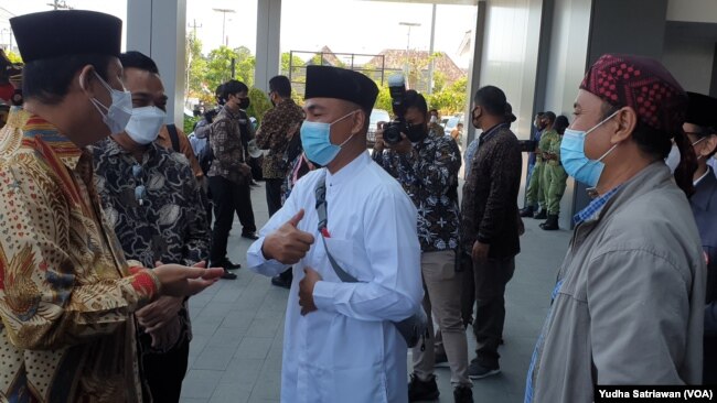 Mantan Napiter, Joko Tri Hatmanto alias Jack Harun saat ditemui di RSUD Solo akhir pekan lalu. (Foto: VOA/ Yudha Satriawan)