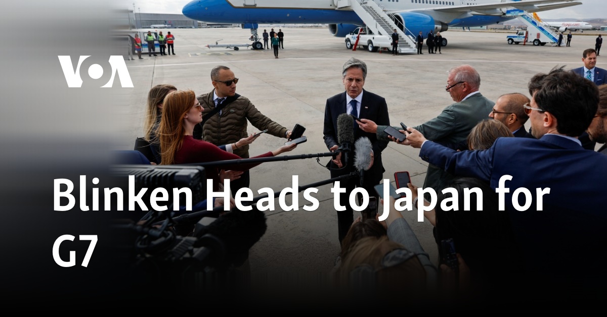 Blinken Heads to Japan for G7
