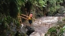 Lebih dari 250 siswa jatuh ke Sungai Sembor yang meluap ketika sedang melaksanakan kegiatan menyusuri sungai di Sleman, DI Yogyakarta. Courtesy : BNPB.