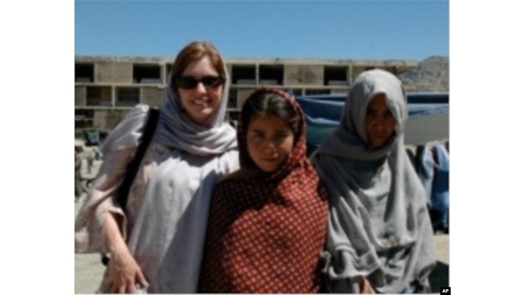 Susan Retik Ger with local friends in Kabul