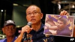 Kepala Polisi Filipina Jenderal Oscar Albayalde dalam konferensi pers di Pasay City, Manila, Filipina, 4 Juli 2017.