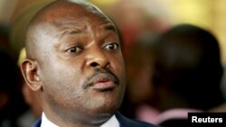 Shugaban kasar Burundi, Pierre Nkurunziza a ranar 23 ga watan Fabrairu a Bujumbura. (REUTERS/Evrard Ngendakumana)