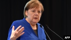 Thủ tướng Đức Merkel phát biểu ở Tokyo hôm 5/2/2019