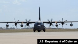 资料照-美国空军的MC-130J特种作战飞机。