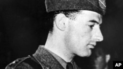 FILE - Swedish diplomat and World War II hero Raoul Wallenberg, is shown in this undated photo. (AP photo/Pressens Bild)