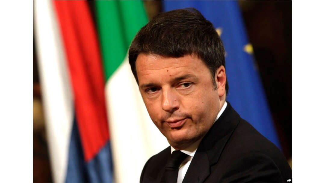 FILE - Italian Prime Minister Matteo Renzi had promised passage of a bill permitting civil unions by late December.