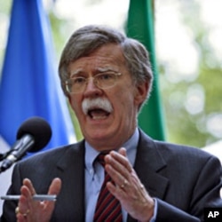 Former U.N. Ambassador John Bolton in New York (2011 file photo)