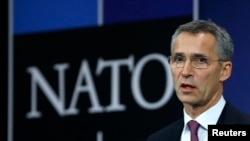 FILE - NATO will continue to support Afghanistan and help fund the country’s security forces, Secretary-General Jens Stoltenberg says.